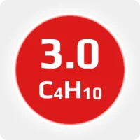 Изобутан (i-C4H10) 3.0 (99,9%) в баллоне 12л (6кг) соединение W21,8х1/14'' (DIN1) (с баллоном)