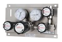 Панель газовая ручная AMFLO PSB 110 D-P00-00, Pвх-241 bar, c манометрами, PRV, PUV, POV, FNPT 1/4  CV-0.08 / Manual GP AMFLO PSB 110D D-P00-00, inlet pressure 241bar,  PRV, connections FNPT 1/4 CV-0.08