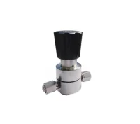 Pressure regulator PUSHER  R510, single stage, 2 ports 1/4" M VCR, inlet pressure 200 bar, outlet pressure 4 bar, Ra20