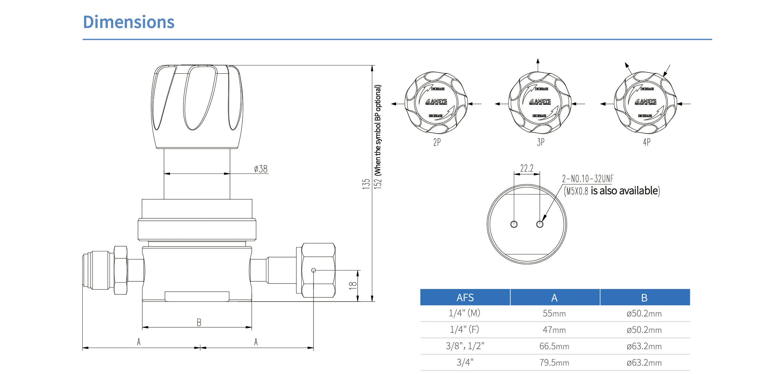 Регулятор AMFLO UHP AU22 Материал: Код ZS (Body,Poppet, Nozzle,Gland-SUS316L, Diaphragm - Hastelloy® C-22, Seat: PCTFE);Поверхность 0.13 um; 2х портовый, вх. давл. 20,6 бар, CV-1.1