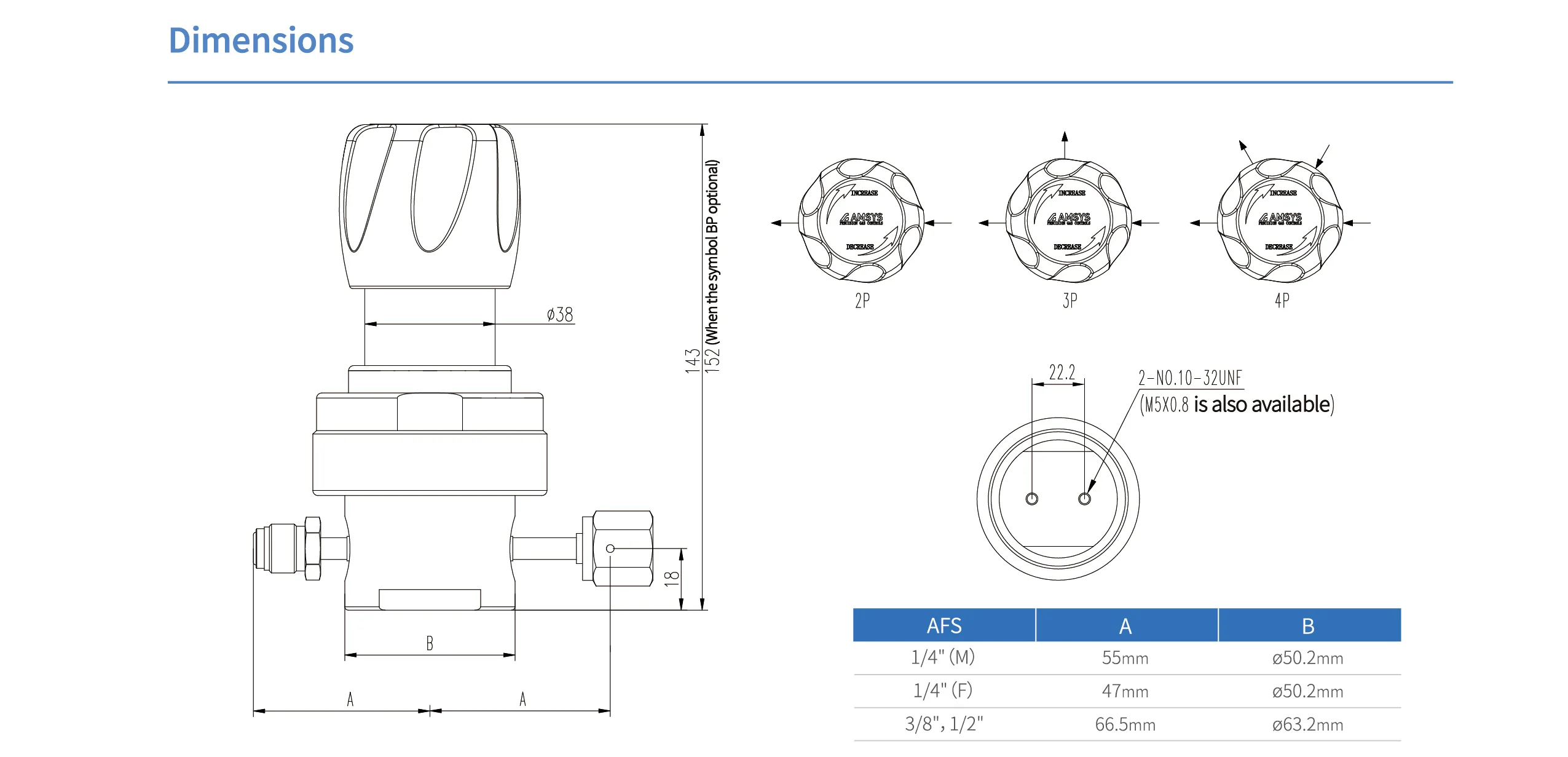 Регулятор AMFLO UHP AU21 Материал: Код Z (Body,Poppet, Nozzle,Diaphragm,Gland-SUS316L,Seat: PCTFE) ; Поверхность 0.25 um; 2х портовый, CV-0.09