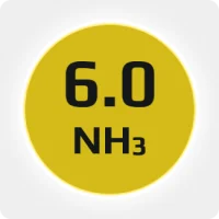 Аммиак  (NH3) 6.0 (99,9999%) в баллоне  сталь легил.  40л (22,8кг), вентиль SS DIN1