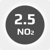 Диоксид азота (NO2)2.5 (99,5%) в алюминиевом баллоне  10л (10 кг) соединение W21,8x1/14'' (DIN 6) (нержавеющий вентиль)